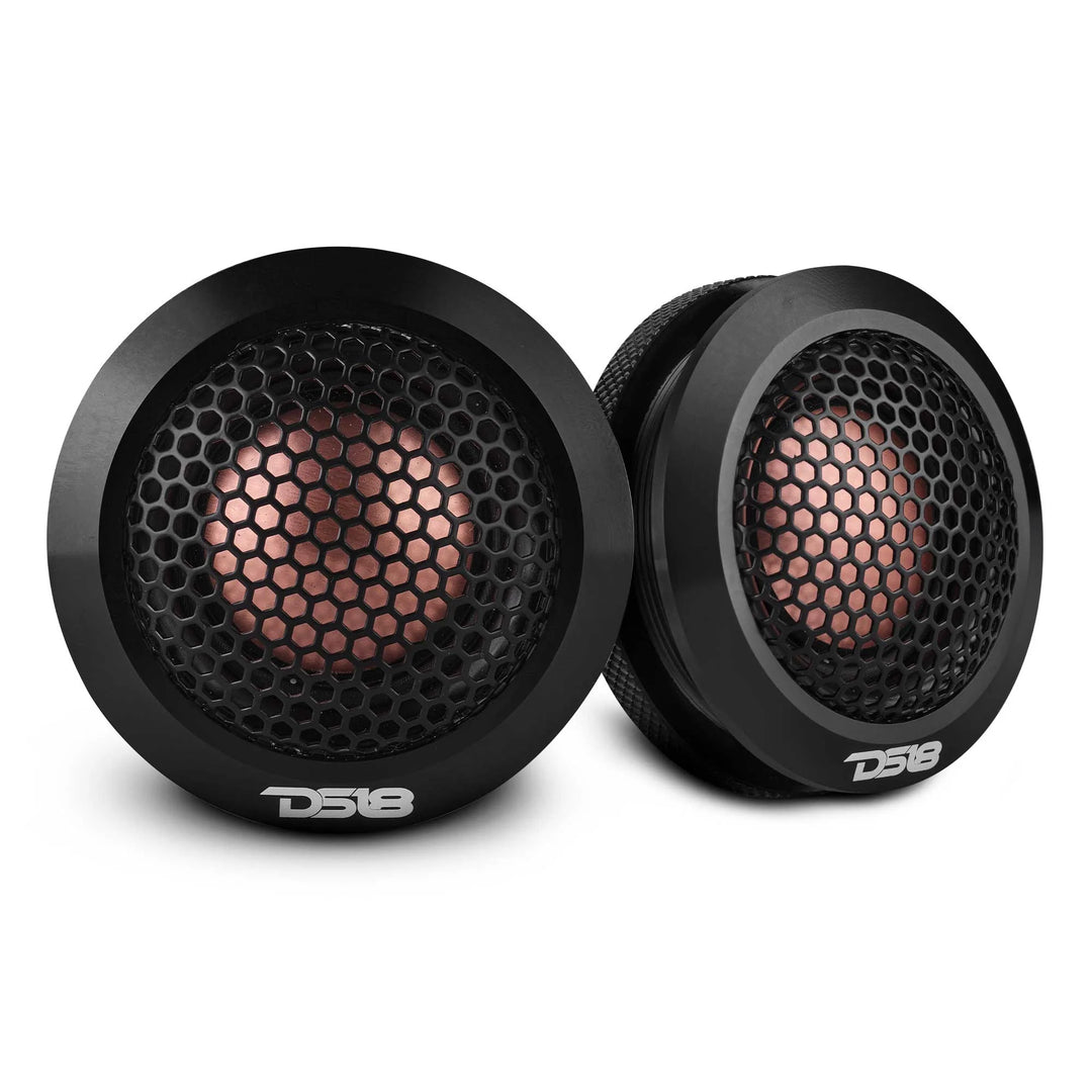 DS18 DXQTT1 2.2" Neodymium Titanium Dome Tweeters - 30 Watts Rms 4-ohm