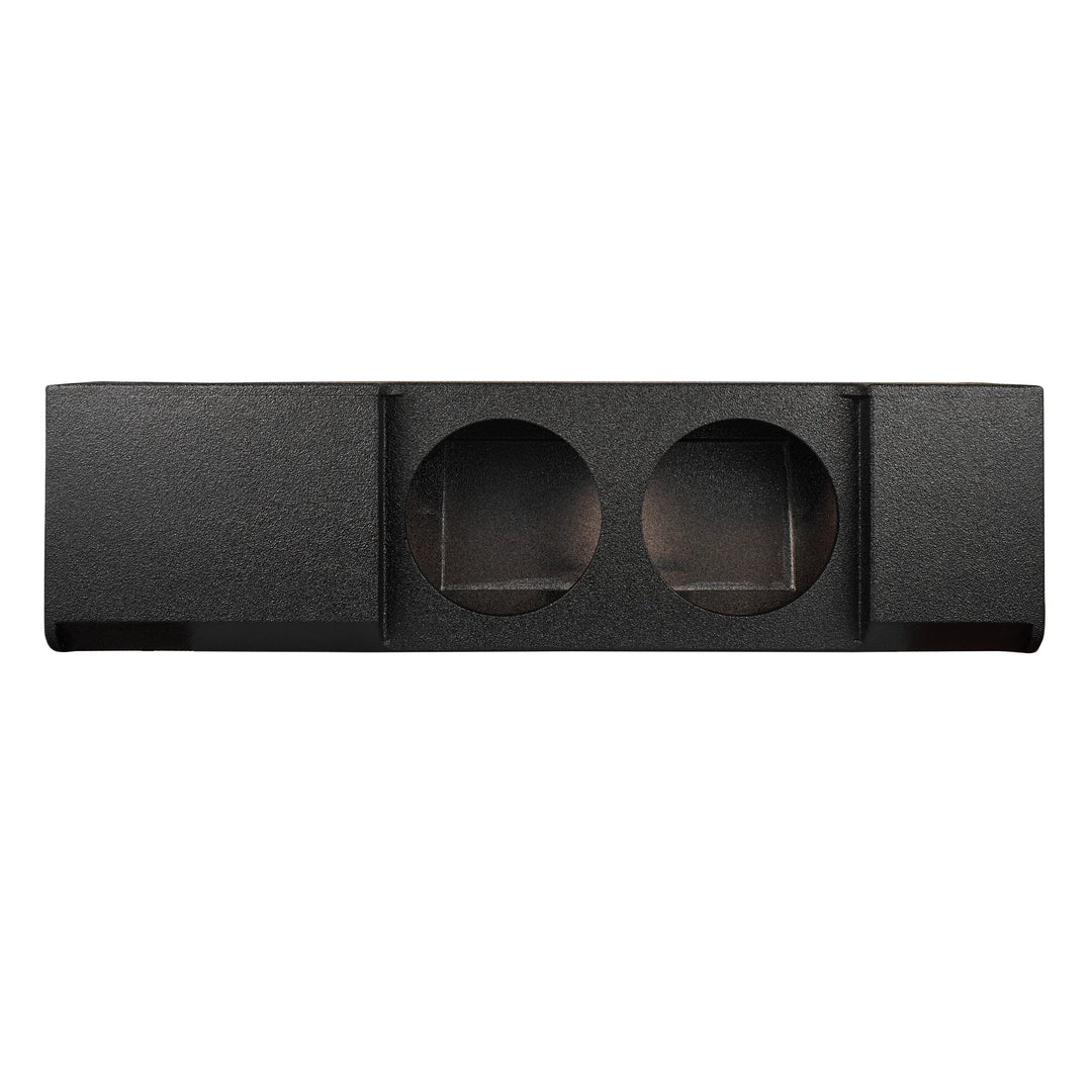 DS18 Dual 12" Underseat Downfire Subwoofer Enclosure - Fits 2009-Up Ford F-150 & 2017-2026 Super Duty F-250/F-350 Crew Cabs