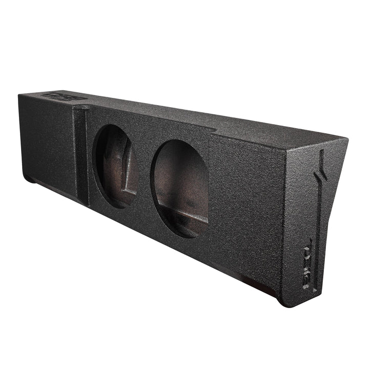 DS18 Dual 12" Underseat Downfire Subwoofer Enclosure - Fits 2009-Up Ford F-150 & 2017-2026 Super Duty F-250/F-350 Crew Cabs