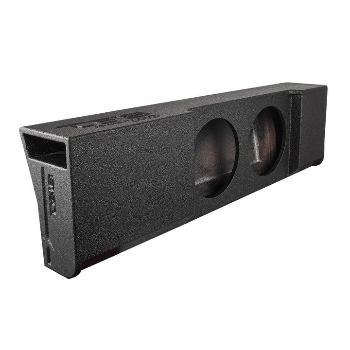 DS18 Dual 12" Underseat Downfire Subwoofer Enclosure - Fits 2009-Up Ford F-150 & 2017-2026 Super Duty F-250/F-350 Crew Cabs