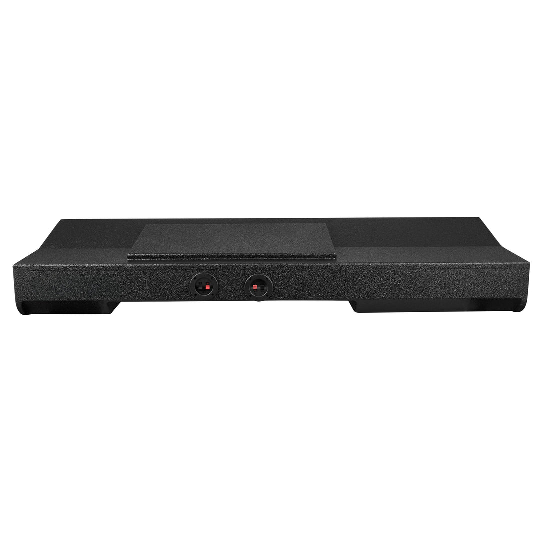 DS18 Dual 12" Underseat Downfire Subwoofer Enclosure - Fits 2009-Up Ford F-150 & 2017-2026 Super Duty F-250/F-350 Crew Cabs