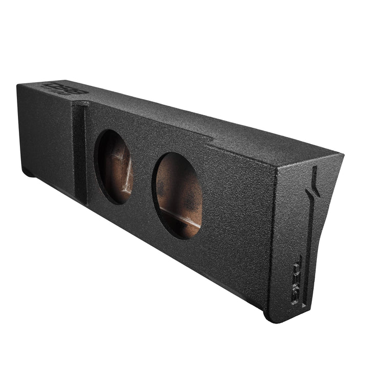 DS18 Dual 10" Underseat Down-Fire Subwoofer Enclosure - Fits 2009-Up Ford F-150 & 2017-2026 Super Duty F-250/F-350 Crew Cabs