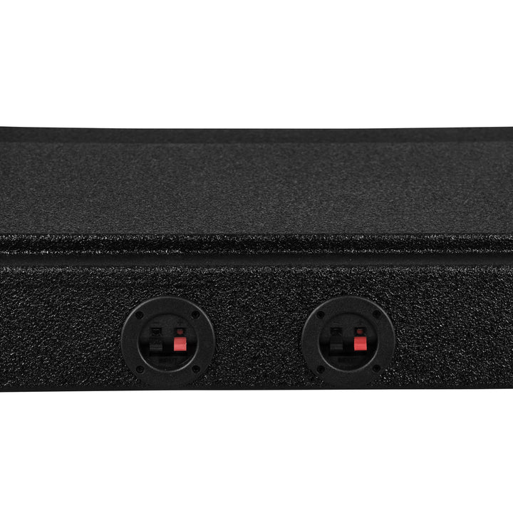DS18 Dual 10" Underseat Down-Fire Subwoofer Enclosure - Fits 2009-Up Ford F-150 & 2017-2026 Super Duty F-250/F-350 Crew Cabs