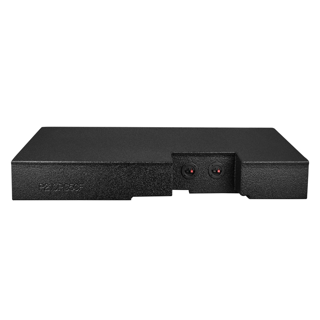 DS18 Dual 10" Front Firing Ported Under Seat Subwoofer Enclosure - Fits 2019-2024 Chevy Silverado and GMC Sierra