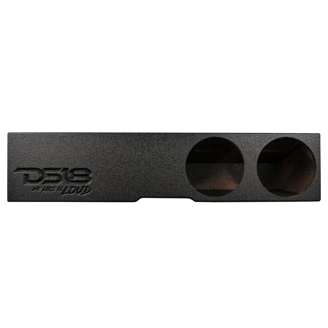 DS18 Dual 10" Front Firing Ported Under Seat Subwoofer Enclosure - Fits 2019-2024 Chevy Silverado and GMC Sierra
