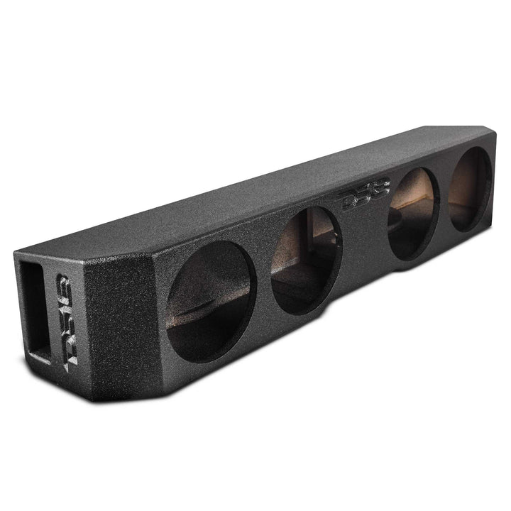 DS18 Quad 8" Underseat Ported Subwoofer Enclosure - Fits 2018–2026 Jeep Gladiator