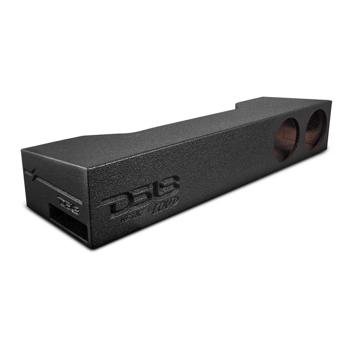 DS18 Dual 8" Underseat Front Firing Subwoofer Enclosure - Fits 2019-2026 Dodge Ram Crew Cab