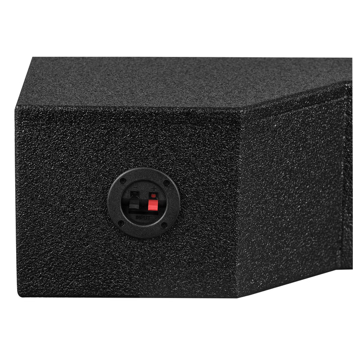 DS18 Dual 8" Underseat Front Firing Subwoofer Enclosure - Fits 2019-2026 Dodge Ram Crew Cab