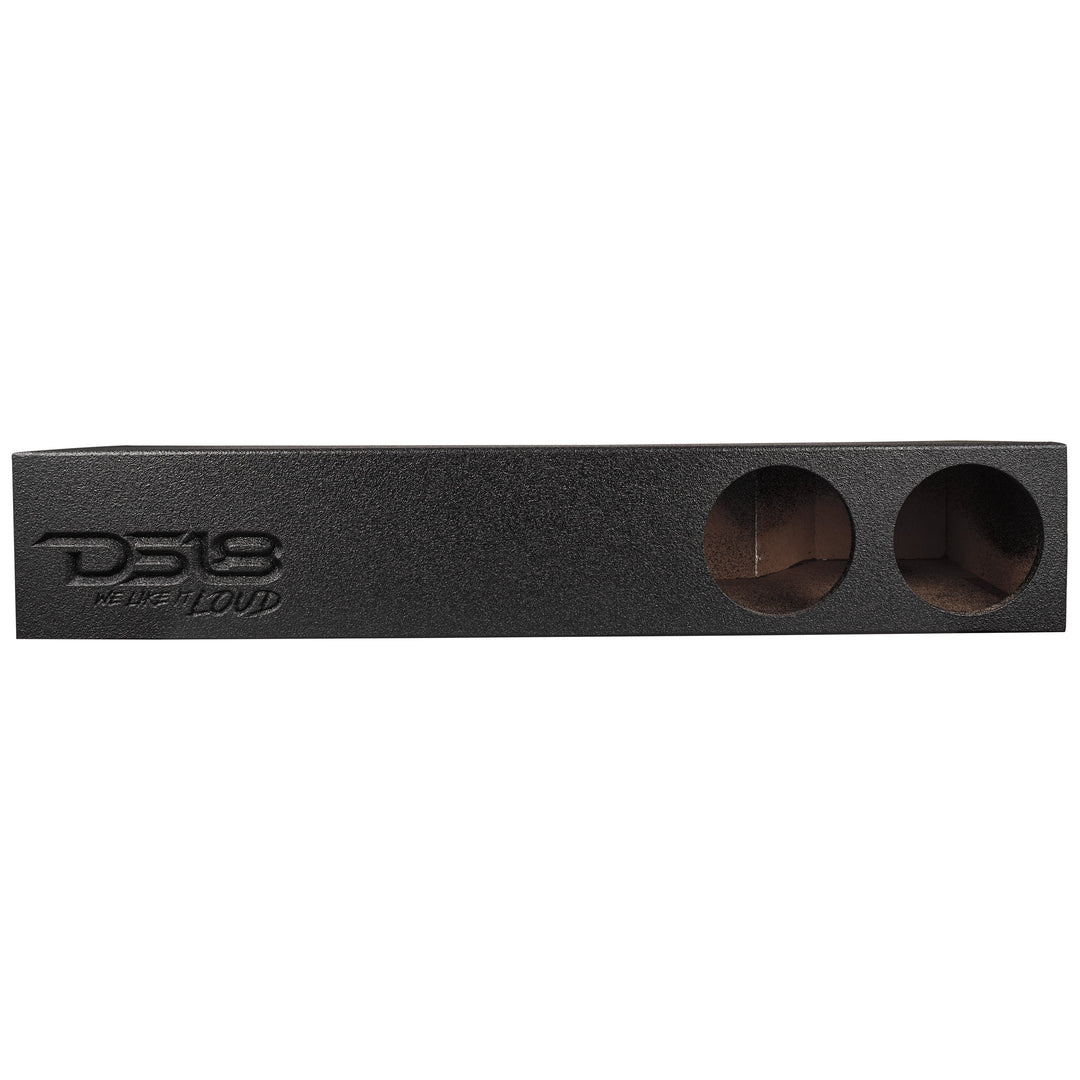 DS18 Dual 8" Underseat Front Firing Subwoofer Enclosure - Fits 2019-2026 Dodge Ram Crew Cab