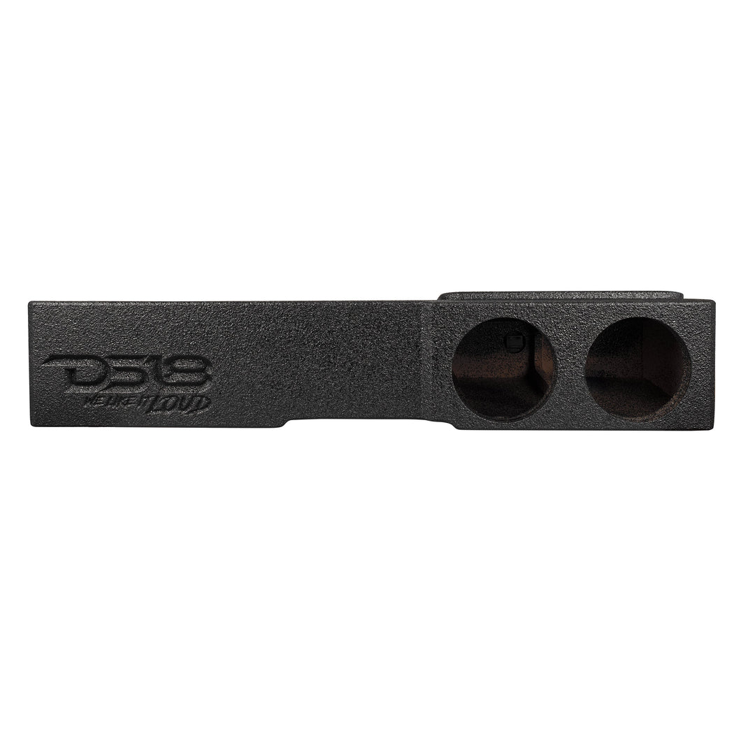 DS18 Dual 8" Front Firing Ported Under Seat Subwoofer Enclosure - Fit 2007-2026 Chevy Silverado or GMC Sierra Crew Cab