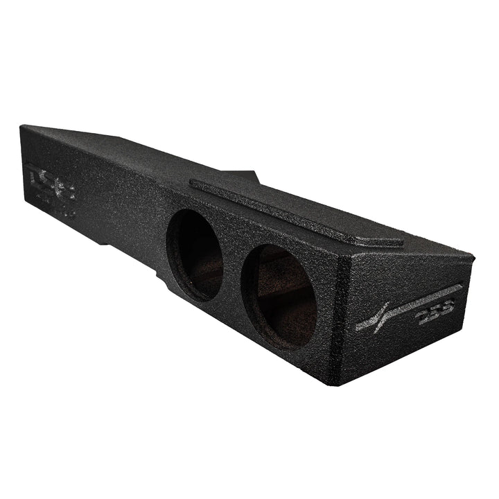 DS18 Dual 8" Front Firing Ported Under Seat Subwoofer Enclosure - Fits 2009-2026 Ford F-150 or Super Duty Crew Cabs