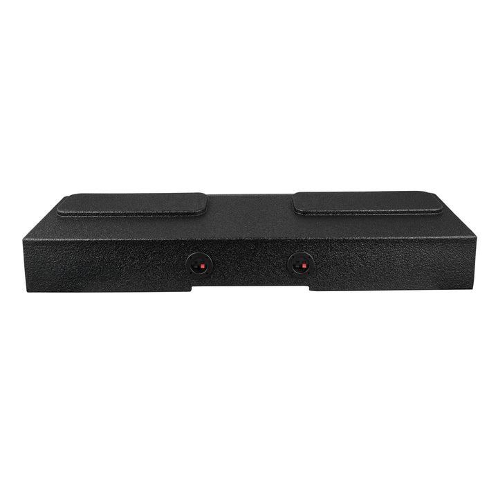DS18 Quad 8" Front Firing Ported Under Seat Subwoofer Enclosure - Fits 2009-2026 Ford F-150 or Super Duty Crew Cabs