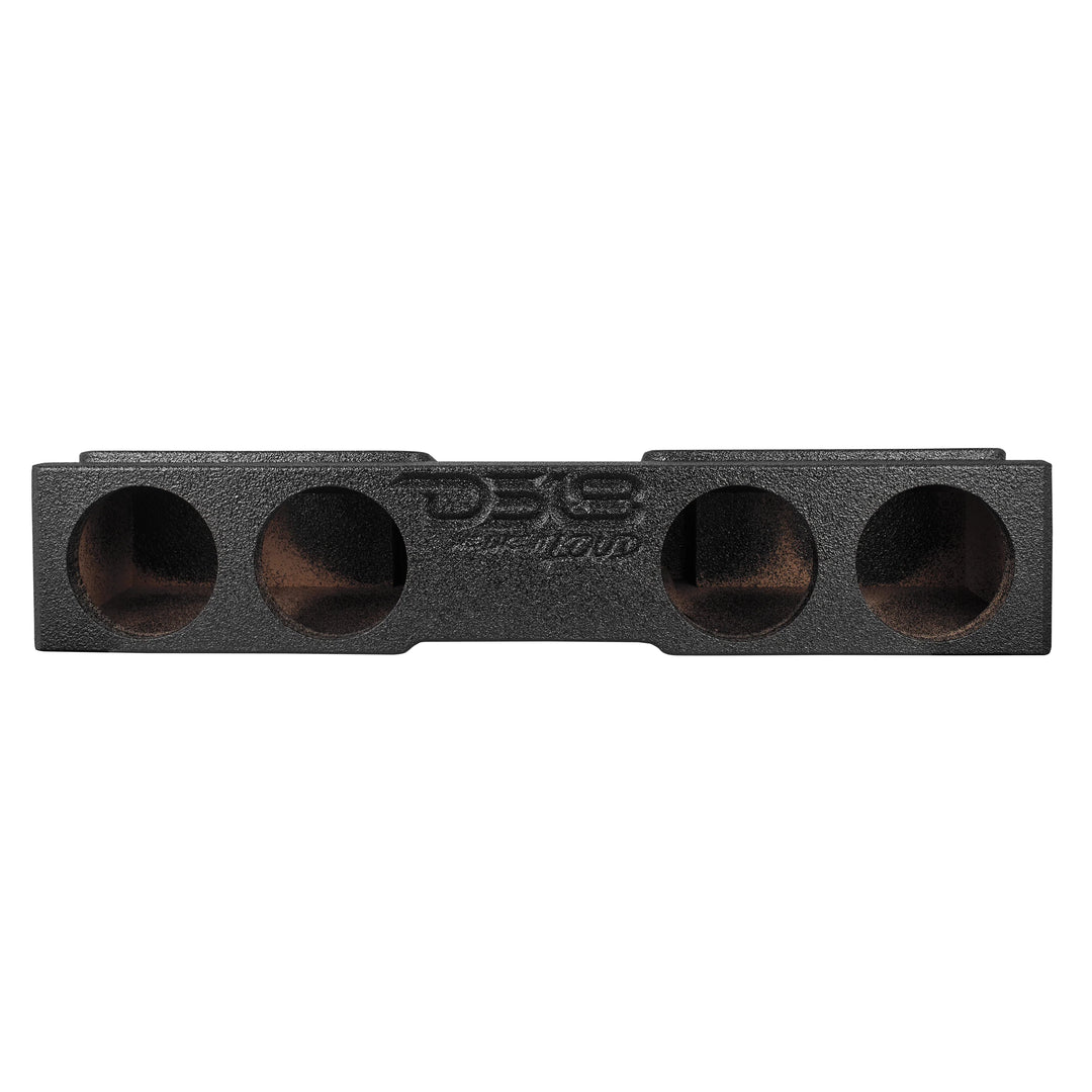 DS18 Quad 8" Front Firing Ported Under Seat Subwoofer Enclosure - Fit 2007-2026 Chevy Silverado or GMC Sierra Crew Cab