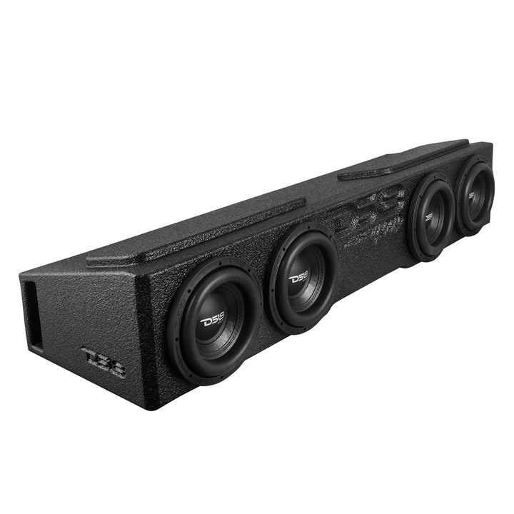 2009-2024 Ford F-150 or Super Duty Crew Cabs - DS18 Quad 8" Front Firing Ported Under Seat Subwoofer Enclosure