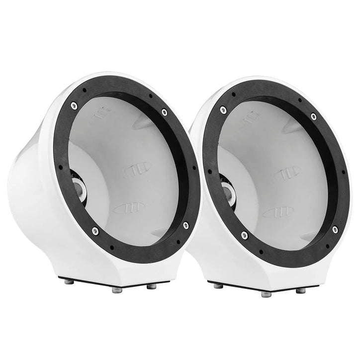 DS18 6.5” Universal Flat Mount Speaker Pod - Fits Jet Skis, Jeeps and Motorcycles