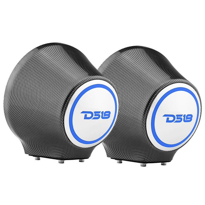 DS18 6.5” Universal Flat Mount Speaker Pod - Fits Jet Skis, Jeeps and Motorcycles