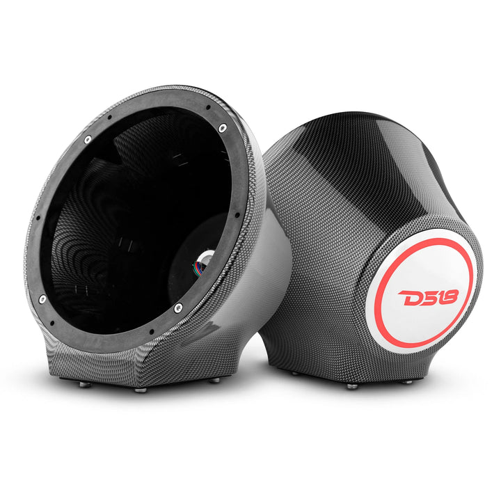 DS18 8” Universal Flat Mount Speaker Pod - Fits Jet Skis, Jeeps and Motorcycles