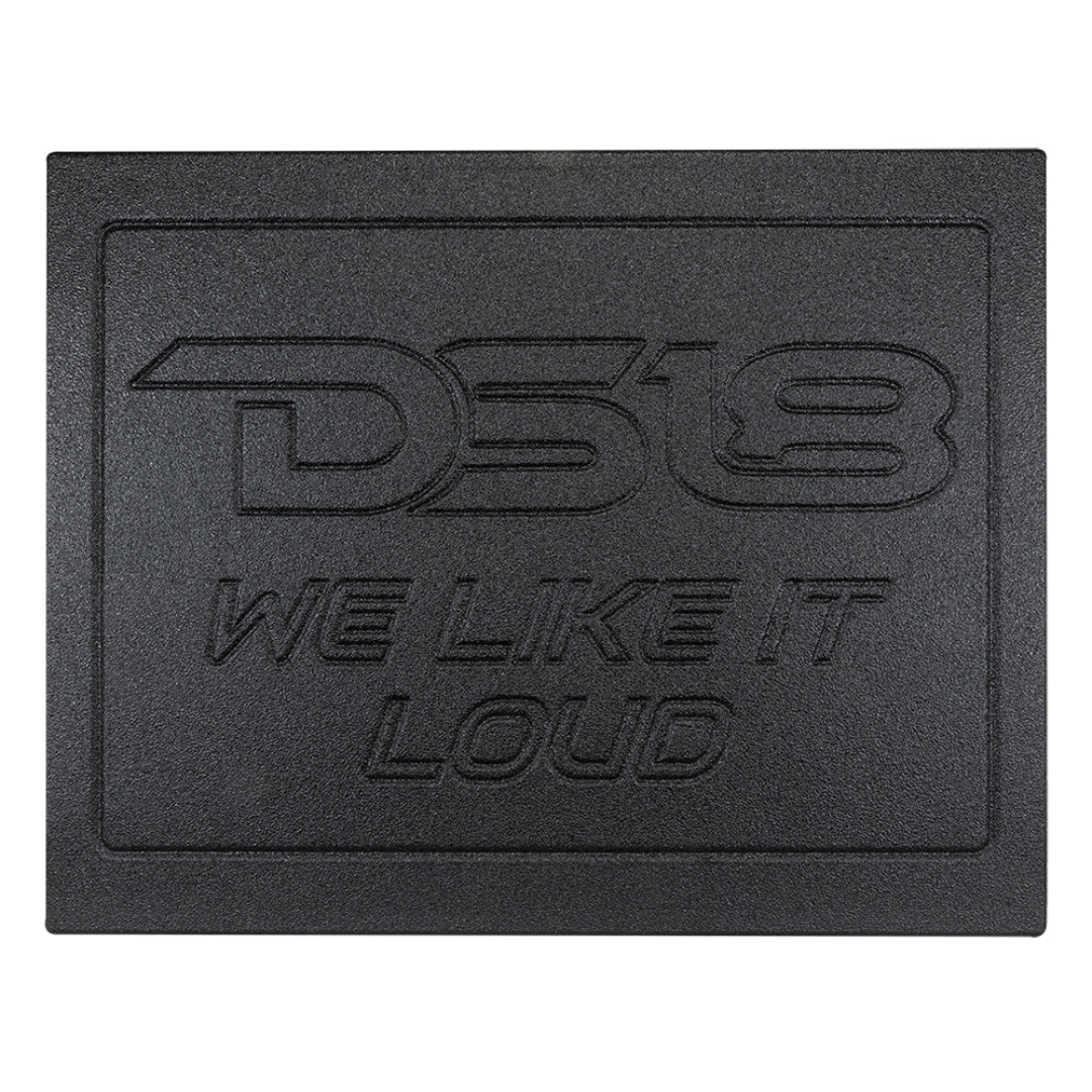 DS18 ENS-212TB Caja de subwoofer doble estilo turbo de 12" con revestimiento de revestimiento negro para la cama - 2 x 2,4 pies cúbicos sintonizados a 34 Hz