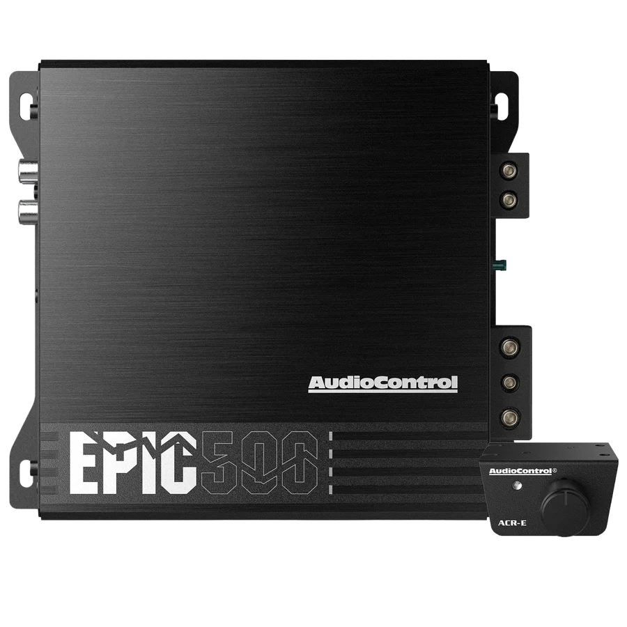 AudioControl EPIC500 Monoblock Subwoofer Amplifier - 500 Watts Rms @ 1-ohm