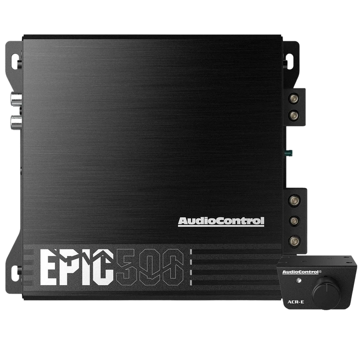 AudioControl EPIC500 Monoblock Subwoofer Amplifier - 500 Watts Rms @ 1-ohm