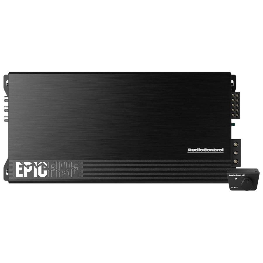 AudioControl EPICFIVE 5-Channel Amplifier - 4 x 75 Watts Rms @ 4-ohm + 700 Watts Rms @ 1-ohm