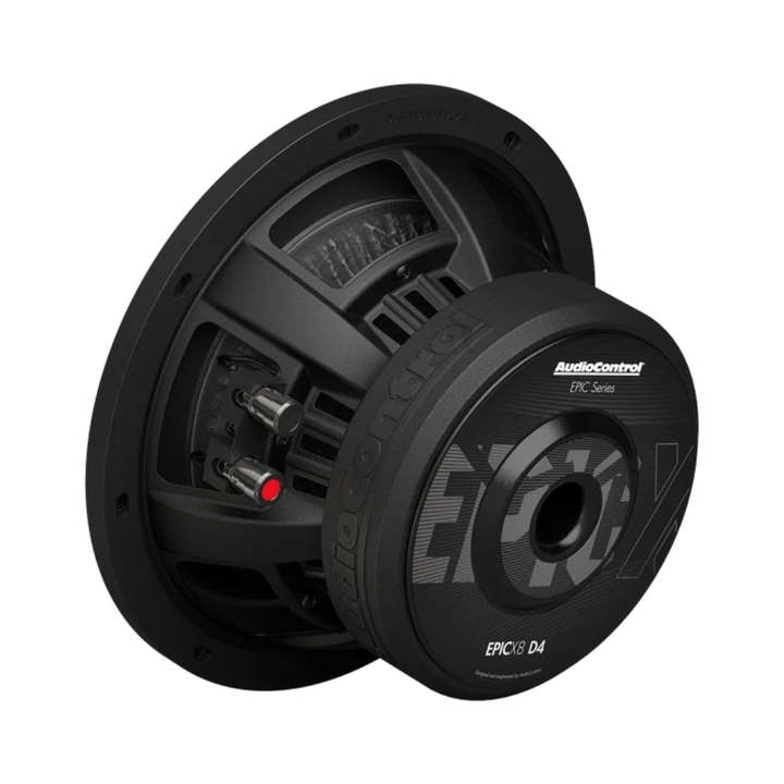 AudioControl EPICX 8" Subwoofer - 400 Watts Rms Dual 4-ohm or 2-ohm