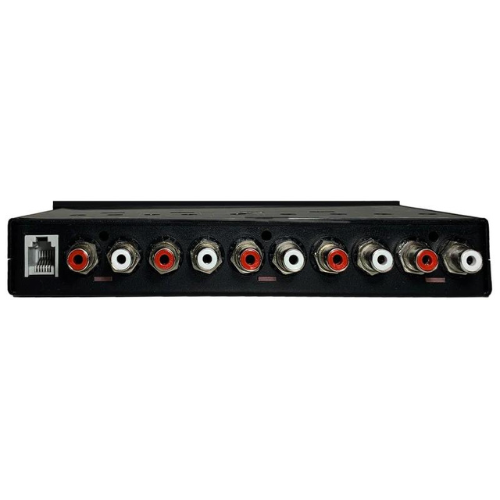 Massive Audio EQ5XP Ecualizador paramétrico de 5 bandas con control de subwoofer, cruce de 3 vías incorporado y luces indicadoras de recorte