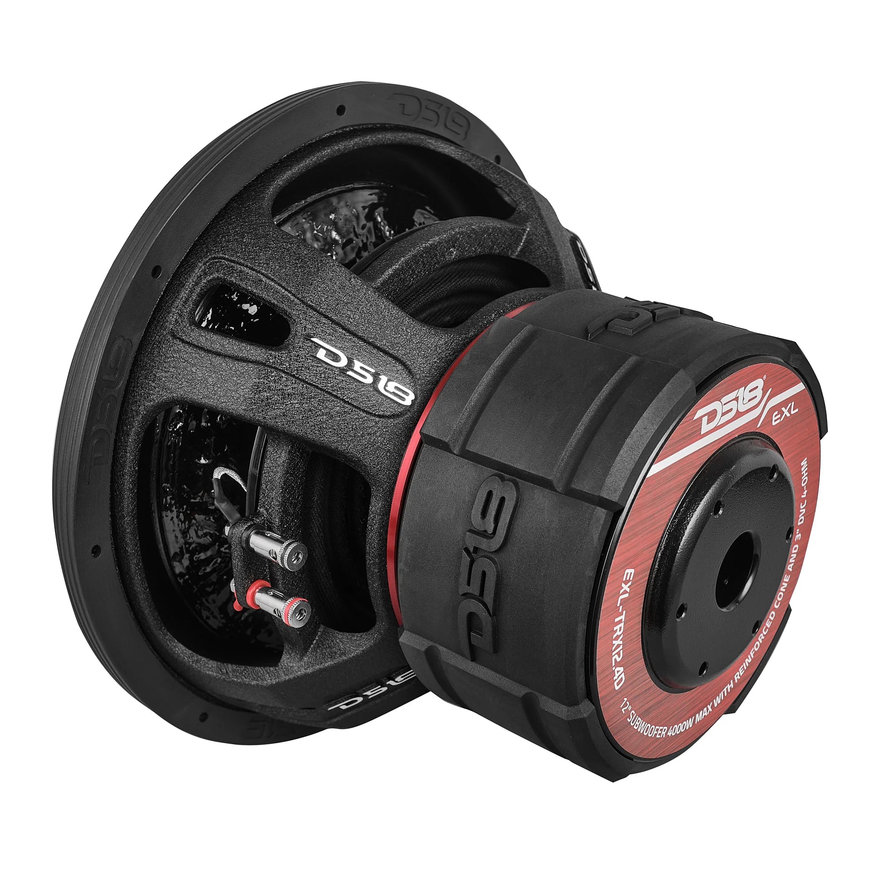 Subwoofer DS18 ZXI12.2D Da 12 Pollici – 2000W Peak, Bobina Da 3”, Doppia Voce 2+2 Ohm Per Bassi Profondi