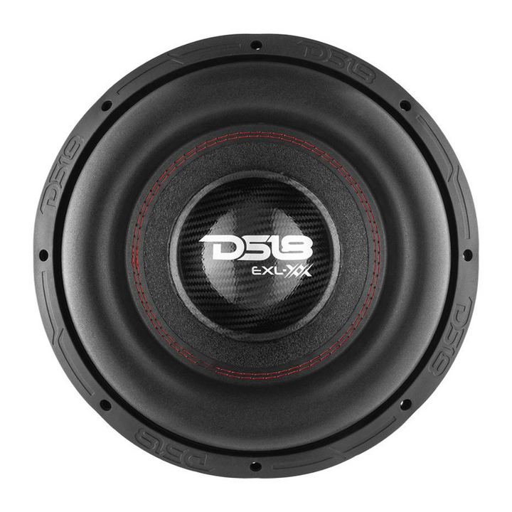 DS18 EXL-XX12.2DHE Subwoofer de 12" con bobina móvil de aluminio negro de 3" - 2000 vatios Rms 2 ohmios DVC