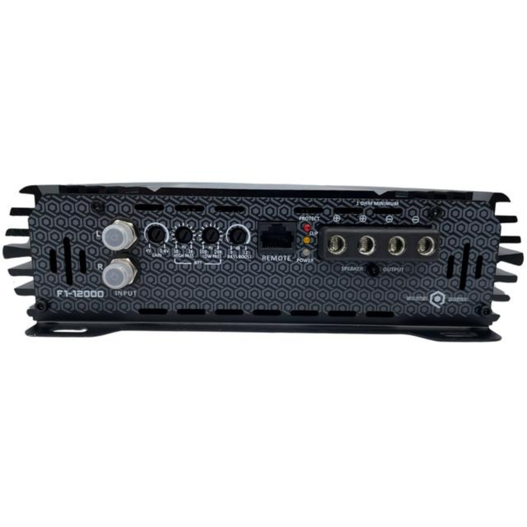 Soundqubed F1-12000 1-Channel Class D Full-Range Amplifier - 12,000 Watts Rms @ 1-ohm