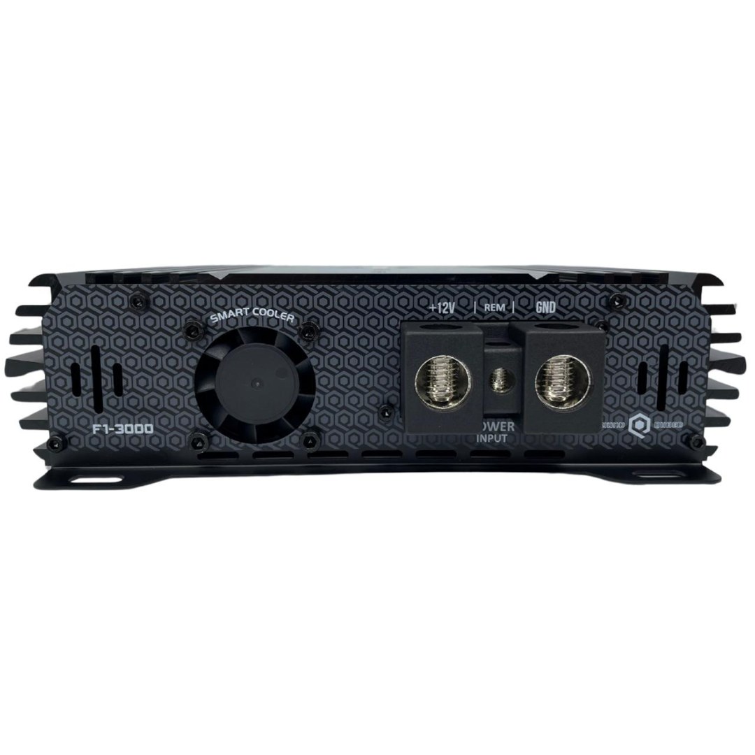 Soundqubed F1-3000 Amplificador de rango completo Clase D de 1 canal - 3000 vatios Rms a 1 ohmio