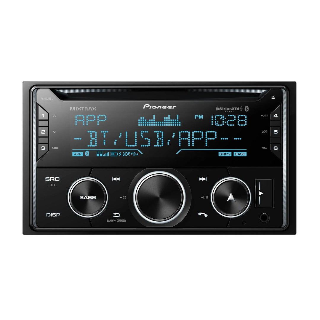 Pioneer FH-S722BS Double-Din CD Receiver with Bluetooth, Alexa and Smart Sync