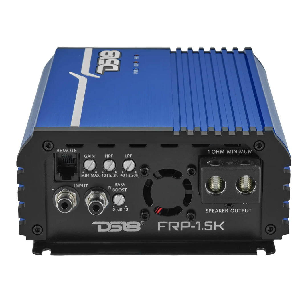 DS18 FRP-1.5K Full-Range Monoblock Amplifier - 1,500 Watts Rms @ 1-ohm