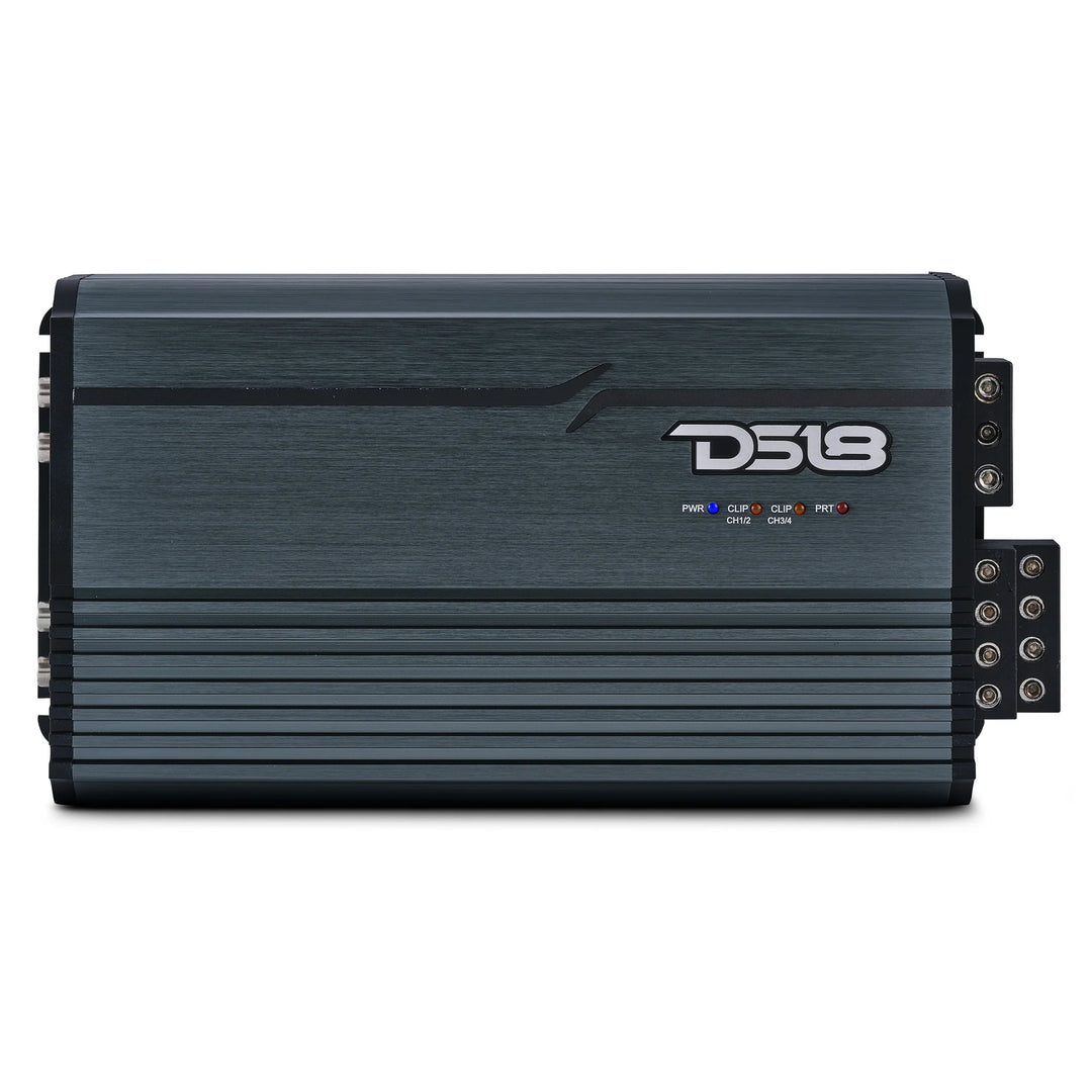 DS18 FRP-2.4K4 4-Channel Class D Full-Range Amplifier - 4 x 600 Watts Rms @ 1-ohm
