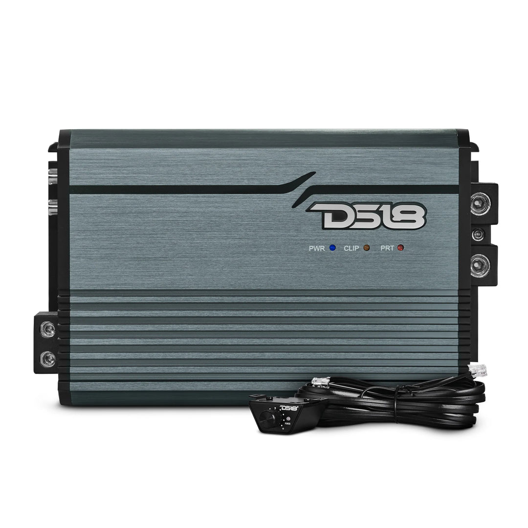 DS18 FRP-2.5K Titanium 1-Channel Class D Compact Full-Range Amplifier - 1 x 2500 Watts Rms @ 1-ohm