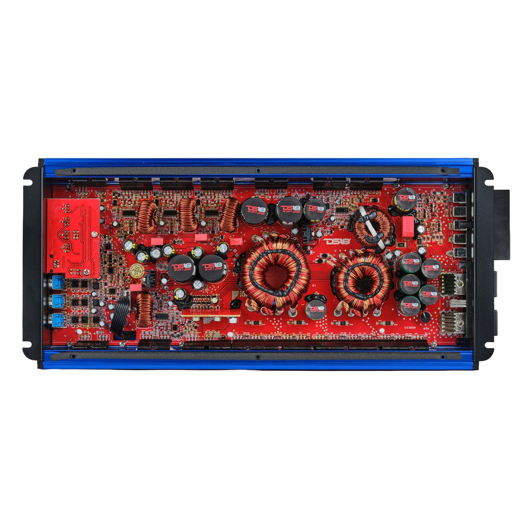 DS18 FRP-2.5K5 Full-Range 5-Channel Amplifier - 4 x 240 Watts Rms @ 4-ohm + 1200 Watts Rms @ 1-ohm