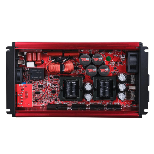 DS18 FRP-3.5K Red 1-Channel Class D Compact Full-Range Amplifier - 1 x 3500 Watts Rms @ 1-ohm