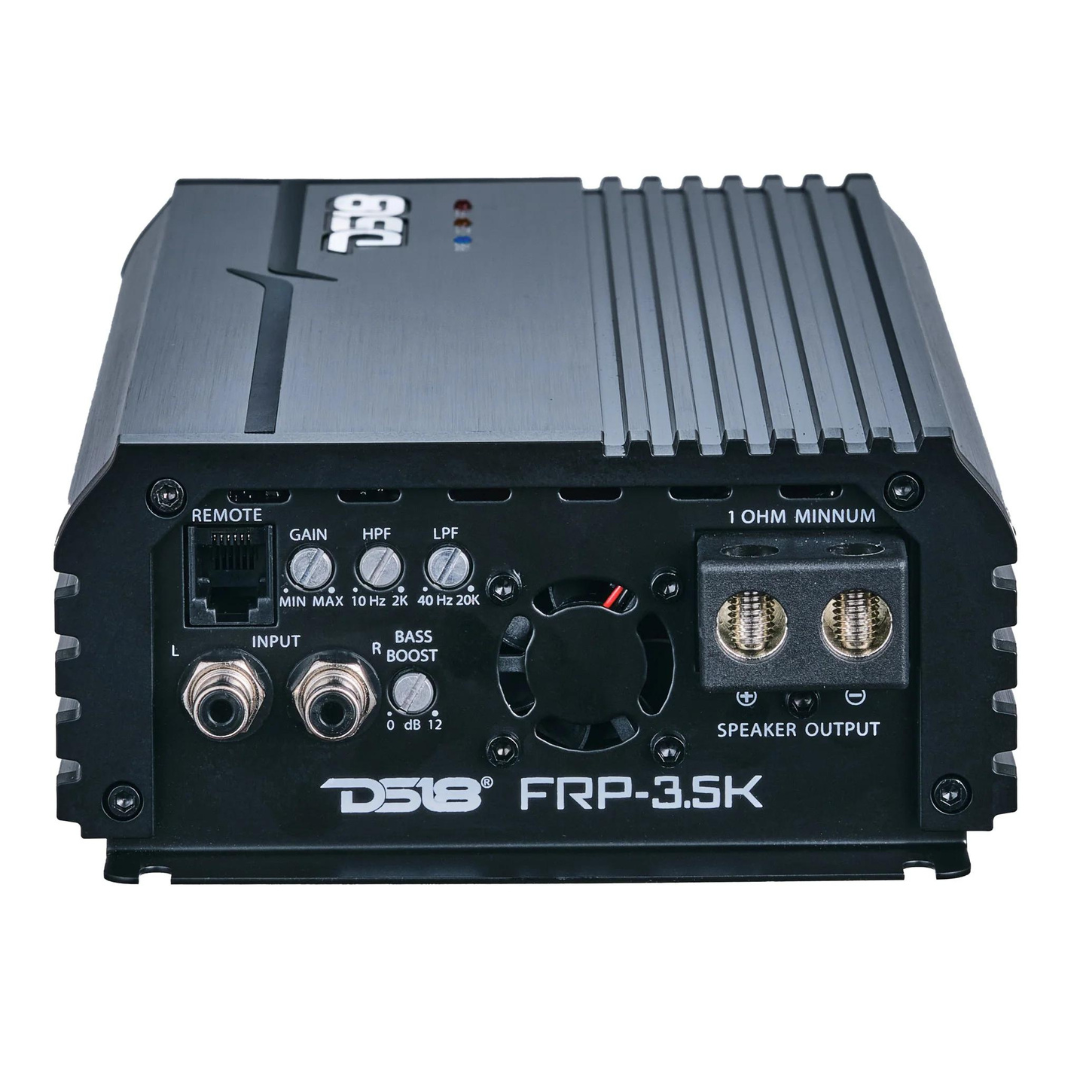 DS18 FRP-3.5K Titanium 1-Channel Class D Compact Full-Range Amplifier - 1 x 3500 Watts Rms @ 1-ohm