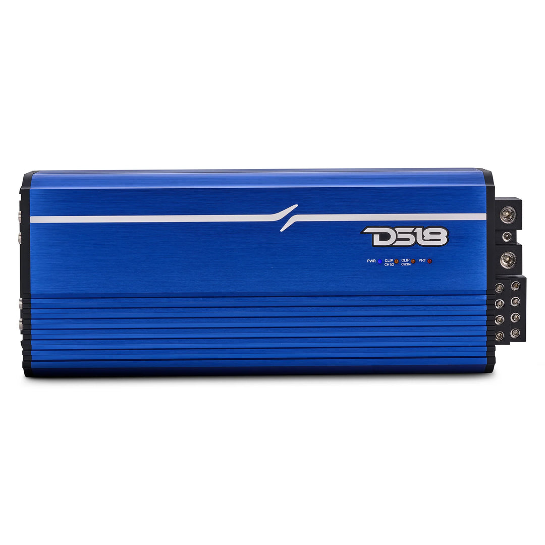DS18 FRP-4K4 4-Channel Class D Amplifier - 4 x 1000 Watts Rms @ 1-ohm
