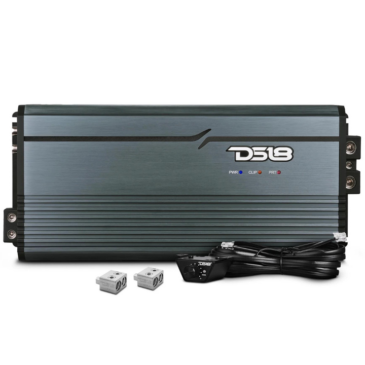 DS18 FRP-5K Titanium 1-Channel Class D Compact Full-Range Amplifier - 1 x 5000 Watts Rms @ 1-ohm