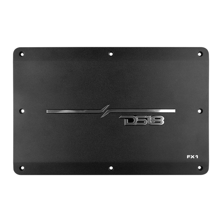 DS18 FX1 Monoblock Class D Surface or Flush Mount Amplifier with LED Lights - 1 x 900 Watts Rms @ 1-ohm