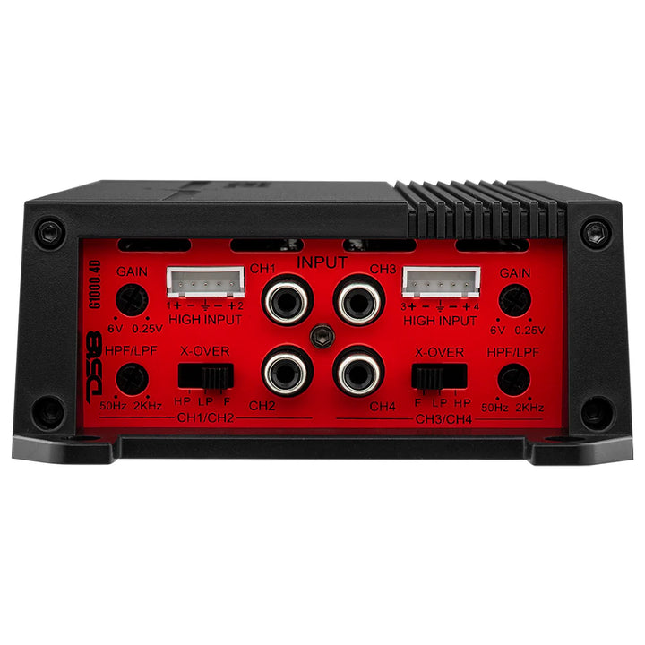 DS18 Combo - 4x ZXI-654 6.5" Coaxial Speakers with G1000.4D Amplifier