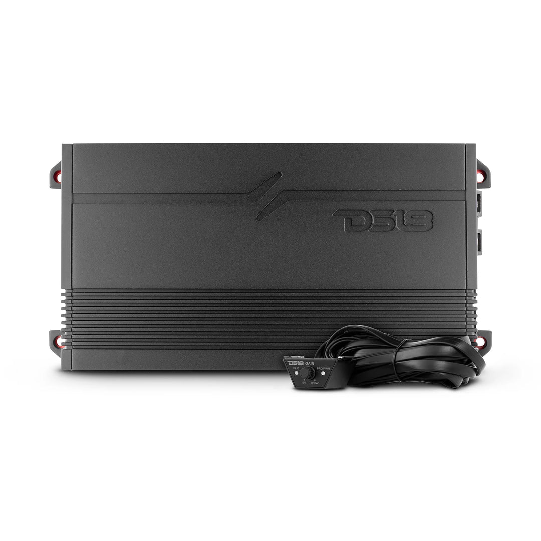 Amplificador de subwoofer monobloque Clase D DS18 G1800.1D - 1 x 600 vatios Rms a 1 ohmio