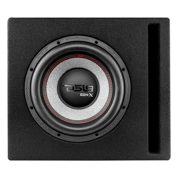 DS18 GEN-X110LD Single 10" Subwoofer with Ported Enclosure - 400 Watts Rms 2-ohm