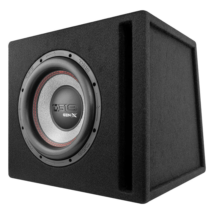 DS18 GEN-X110LD Single 10" Subwoofer with Ported Enclosure - 400 Watts Rms 2-ohm