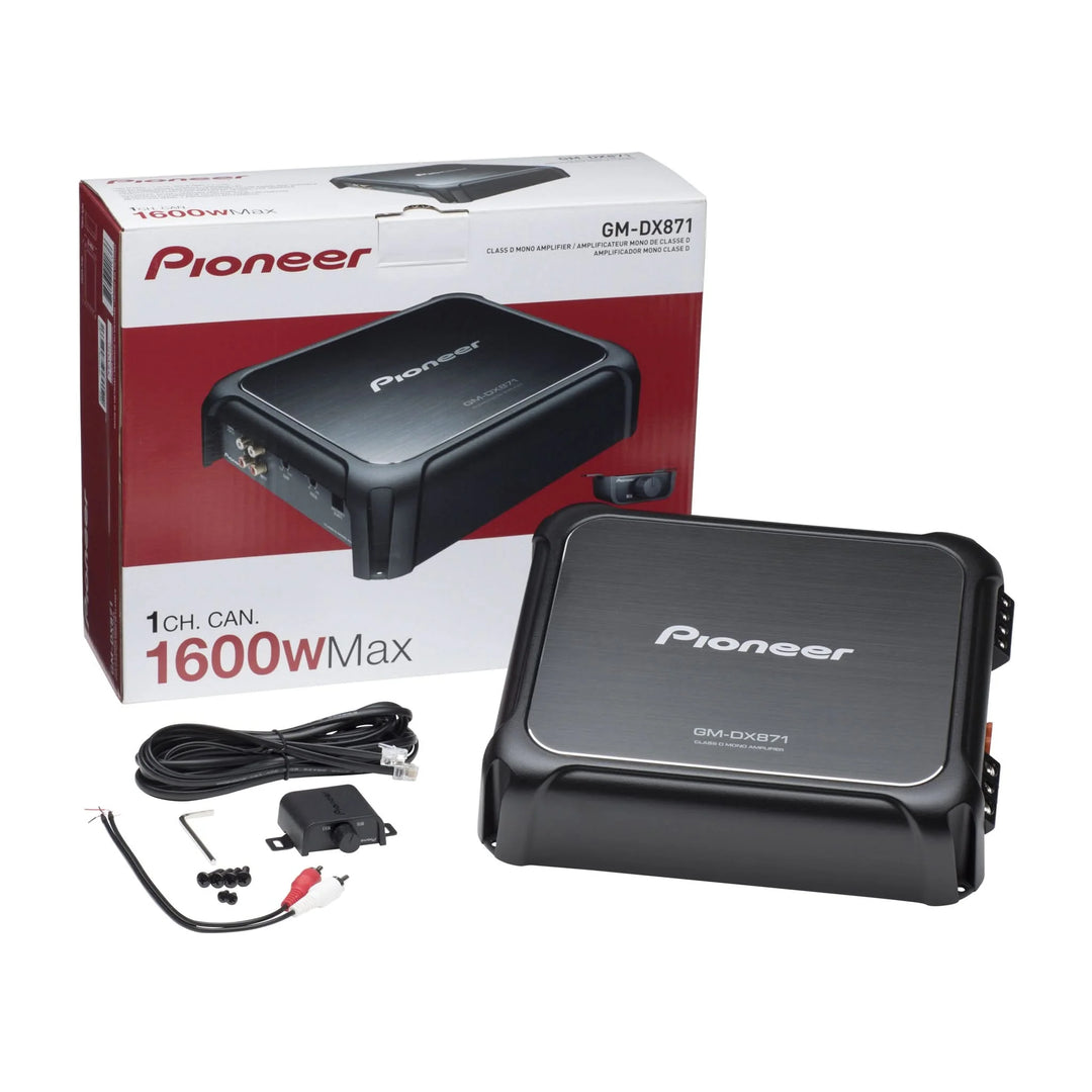 Pioneer GM-DX871 Monoblock Subwoofer Amplifier - 800 Watts Rms @ 1-ohm