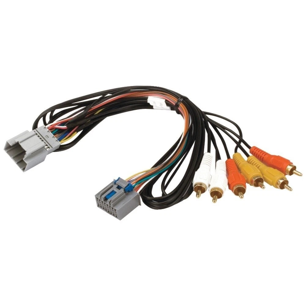 Pac-Audio GMRVD Rear Seat Entertainment Wire Harness for Select 2007-2014 Buick, Cadillac, Chevrolet, GMC, Hummer, Pontiac or Saturn Vehicles