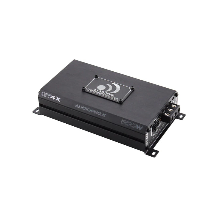 Massive Audio GT4X 4-Channel Amplifier - 4 x 75 Watts Rms @ 4-ohm