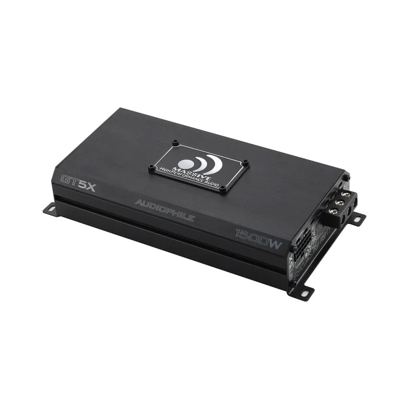 Massive Audio GT5X 5-Channel Amplifier - 4 x 75 Watts Rms @ 4-ohm + 510 Watts Rms @ 1-ohm