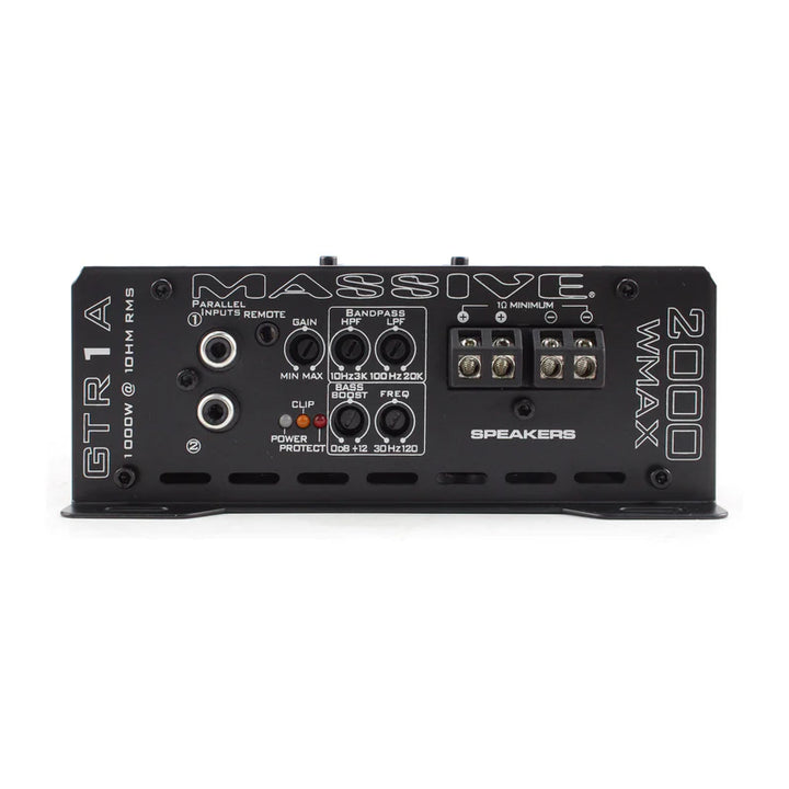 Massive Audio GTR1A Mono Full-Range Amplifier - 1060 Watts Rms @ 1-ohm